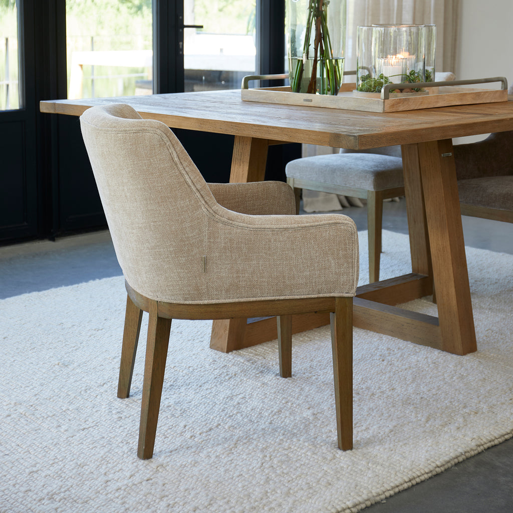 Rivièra Maison Whistler Dining Fauteuil,Montmartre Weave Natural Linen
