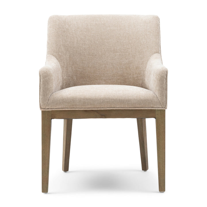 Rivièra Maison Dining Chair Armrest Whistler Beige Natural Linen