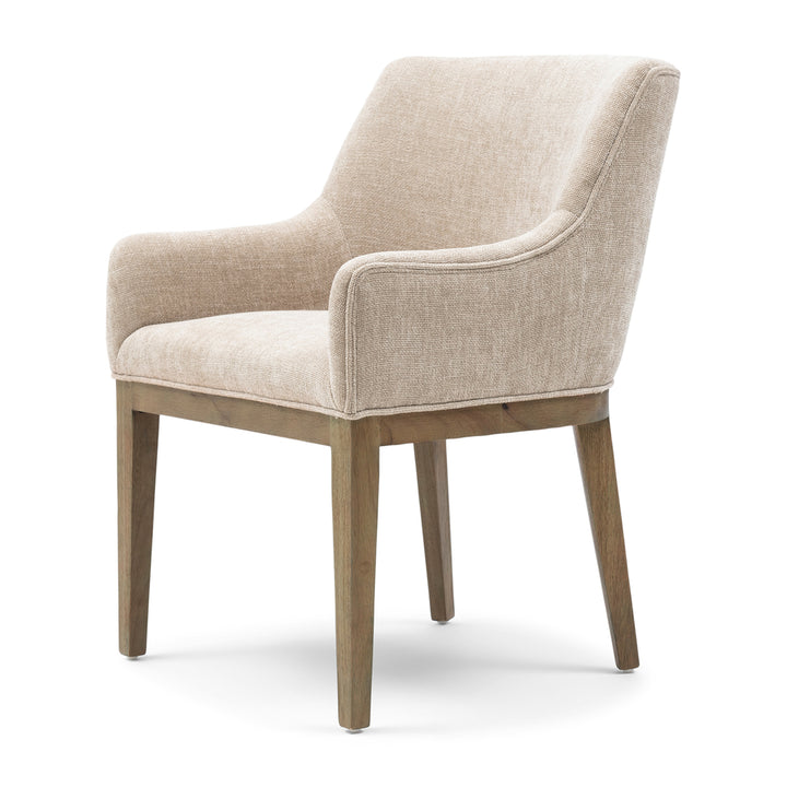 Rivièra Maison Dining Chair Armrest Whistler Beige Natural Linen